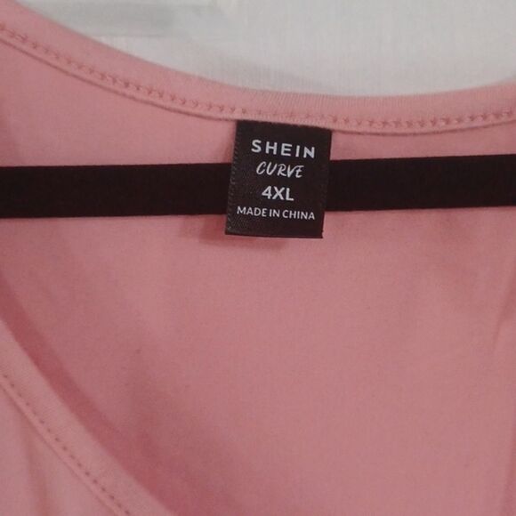 Pink and Leopard Sleeve top - Picture 3 of 6